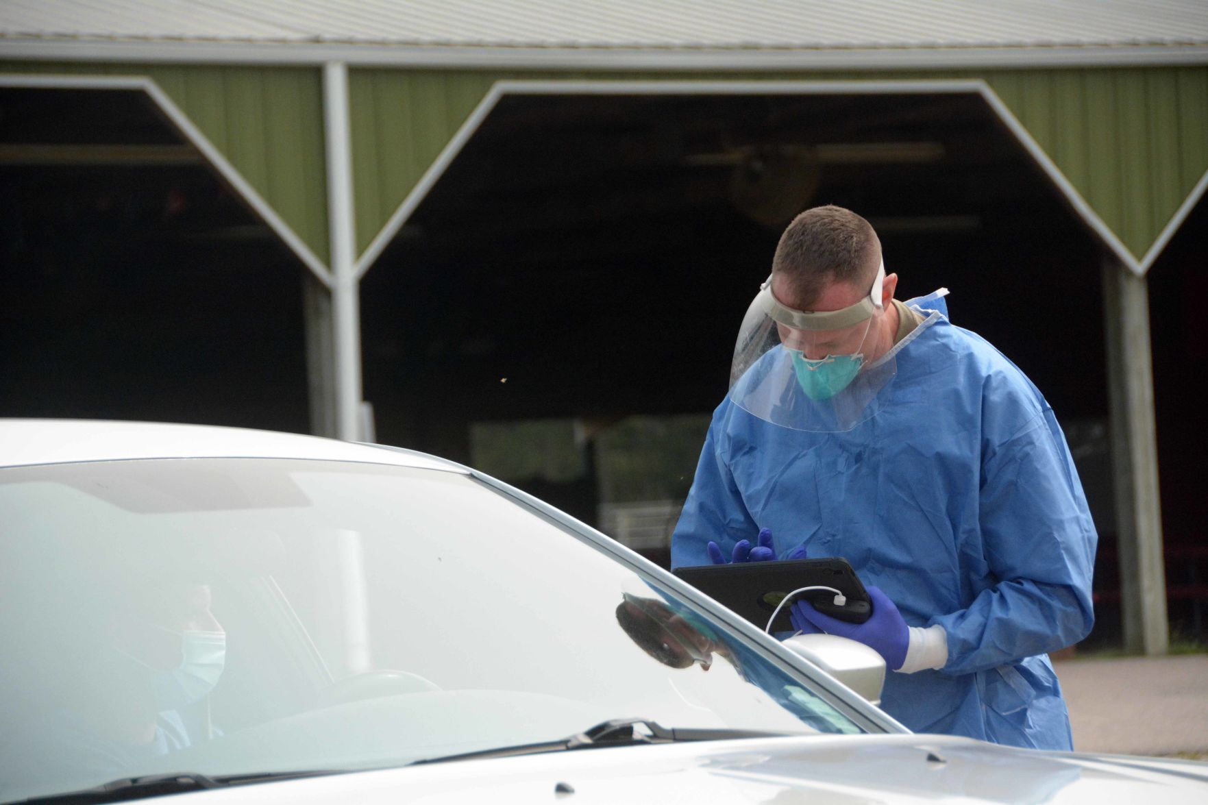 Wisconsin National Guard tests for COVID-19
